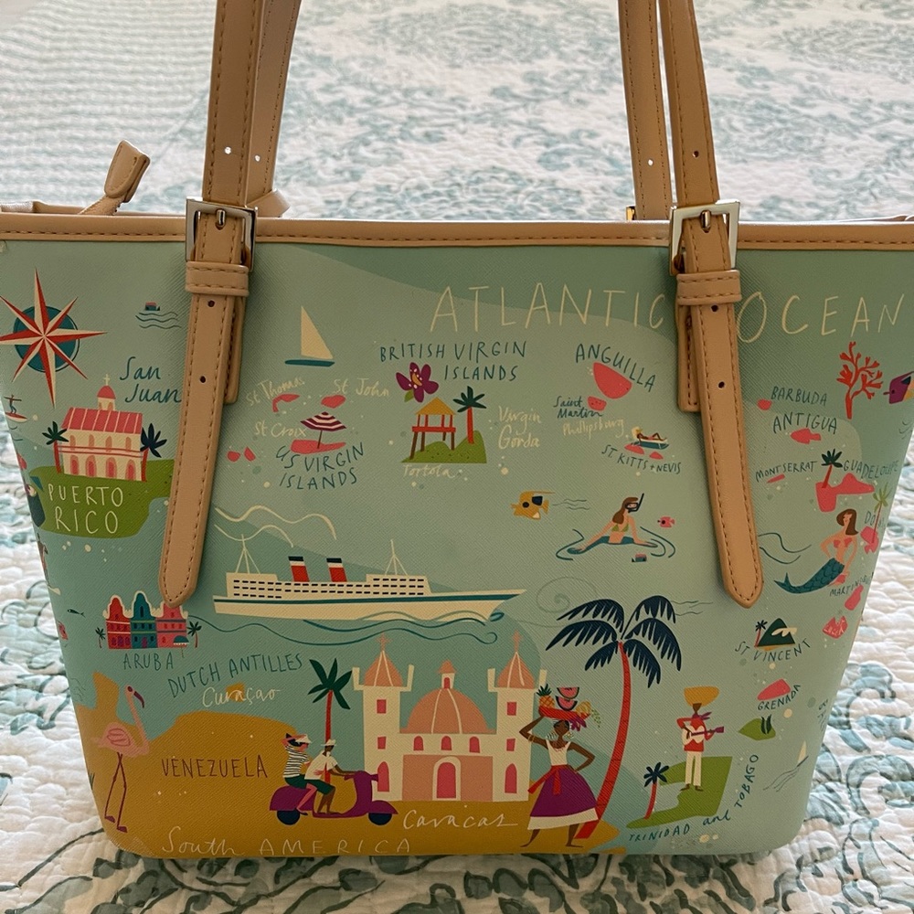 Spartina small destinations tote in Caribbean Sea
